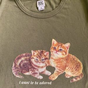 UO BDG Babydoll Cat Tee